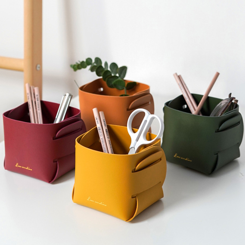 Jewelry Making Desk - Folding Desktop Leather Storage Box Nordic