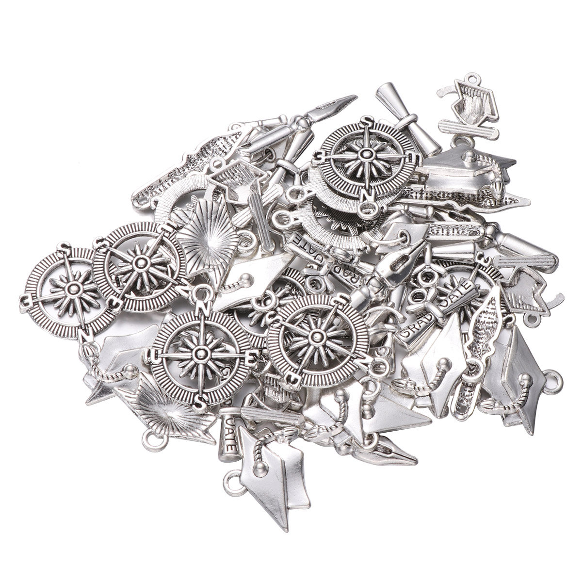 Jewelry Making Diploma - 100 Pcs Diploma Shaped Compass Pen