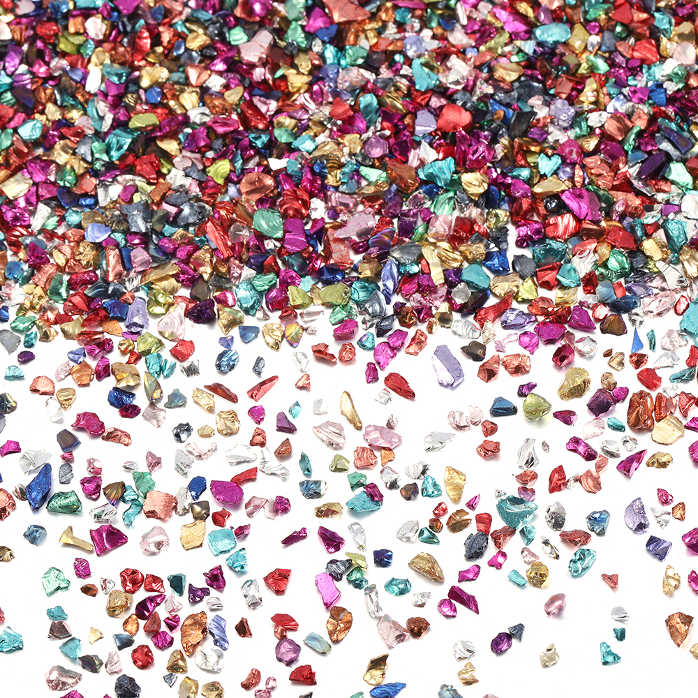 Jewelry Making Uv Resin Kit - 20g Crushed Glass Stones 26 Colors