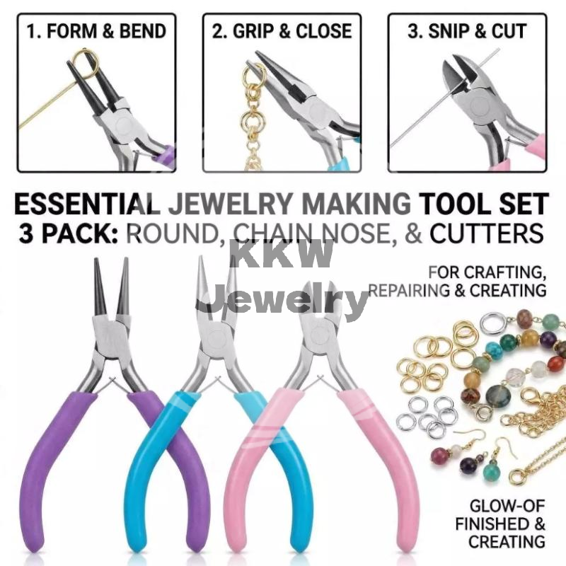 Jewelry Making Classes - Jewelry Making Plier Tool Set Non-Slip