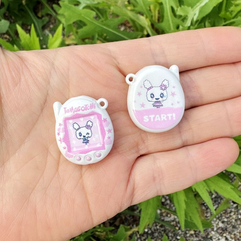 Random1-6pcs Tamagotchi Bead A - Jewelry Making Accessories 评论和价格