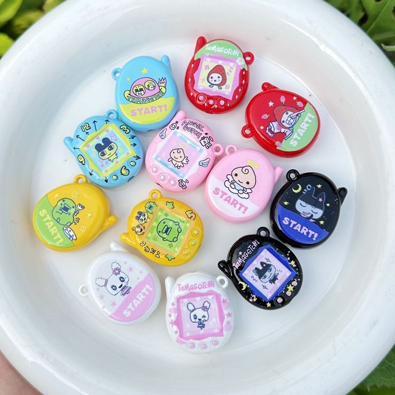 Random1-6pcs Tamagotchi Bead A - Jewelry Making Accessories 评论和价格