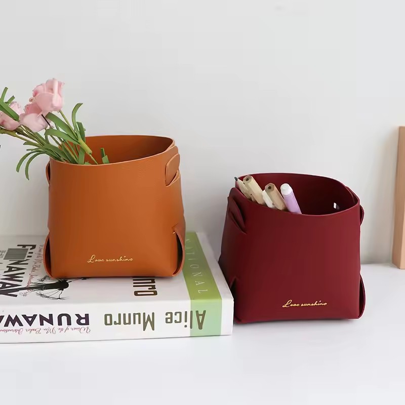 Storage Box Creative PU Leathe - Jewelry Making Desk 评论和价格