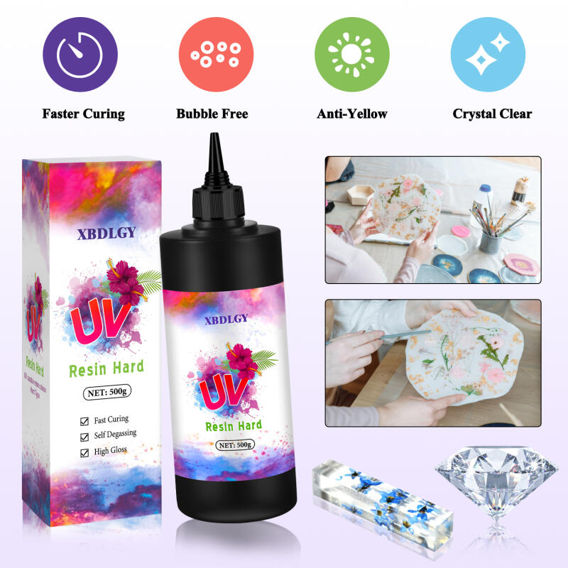 200g/250g/500g UV Resin Hard G - Jewelry Making Uv Resin Kit 评论和价格