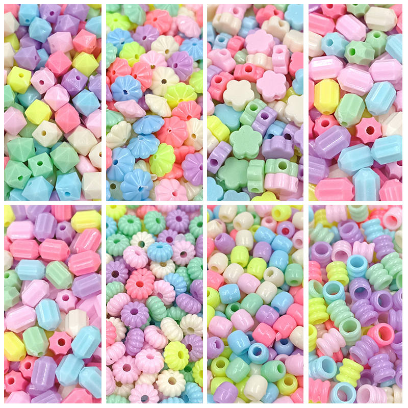 40pcs/bag Loose Mix Cute Acryl - Jewelry Making 4 Year Old 评论和价格