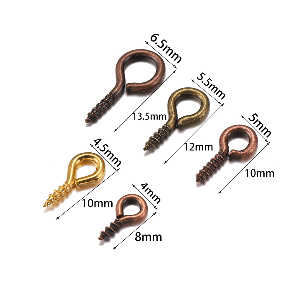 100/200Pcs/lot Metal Small Tin - Jewelry Making Rivets 评论和价格