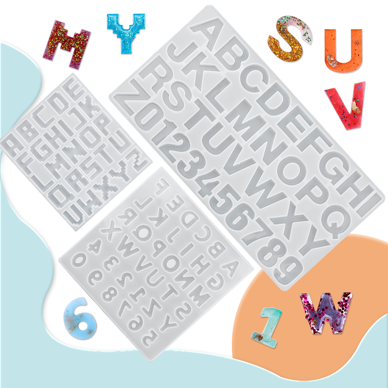 Alphabet Epoxy Resin Mold Kit  - Jewelry Making Uv Resin Kit 评论和价格