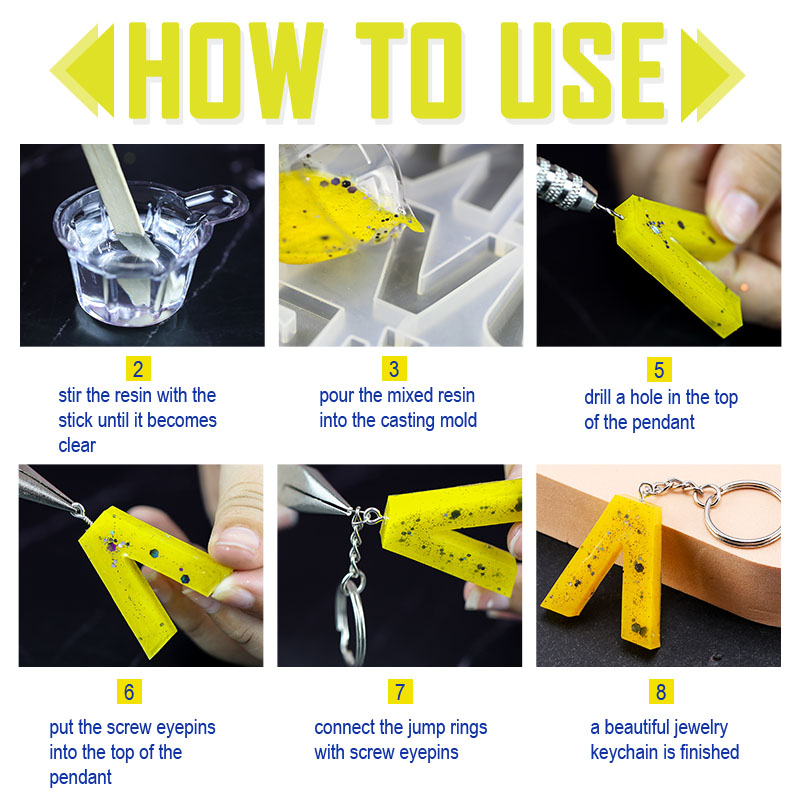 Alphabet Epoxy Resin Mold Kit  - Jewelry Making Uv Resin Kit 评论和价格