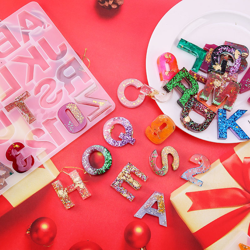 Alphabet Epoxy Resin Mold Kit  - Jewelry Making Uv Resin Kit 评论和价格