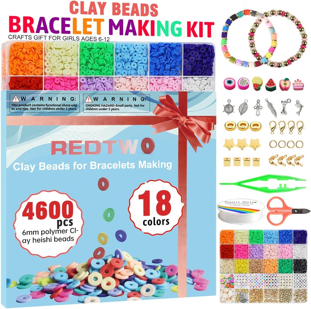 5100 Clay Beads Bracelet Makin - Jewelry Making For Teens 评论和价格