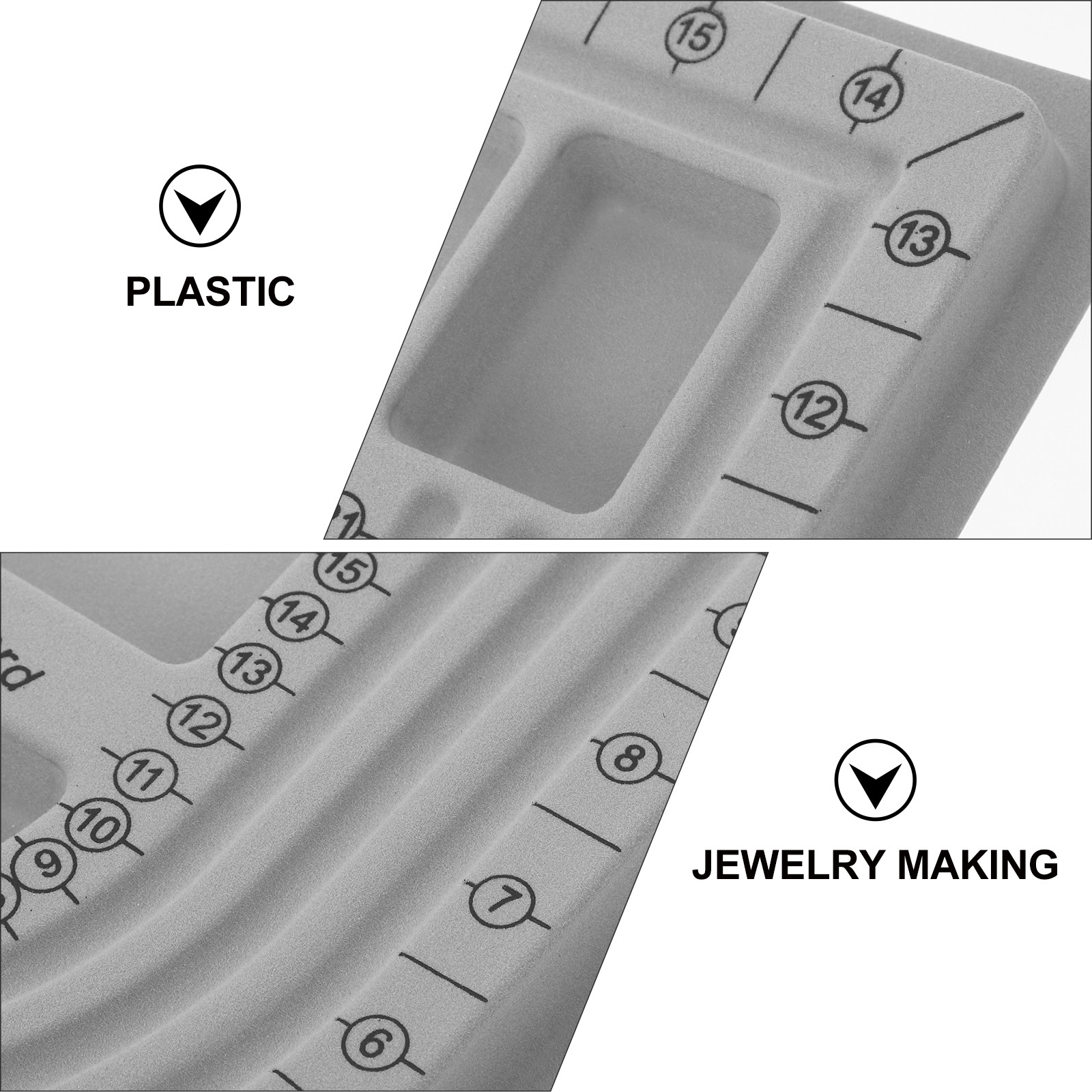 2Pcs Bead Design Boards Neckla - Jewelry Making Tray 评论和价格