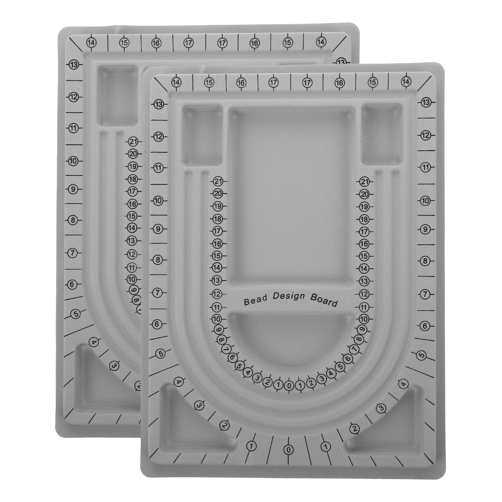 2Pcs Bead Design Boards Neckla - Jewelry Making Tray 评论和价格