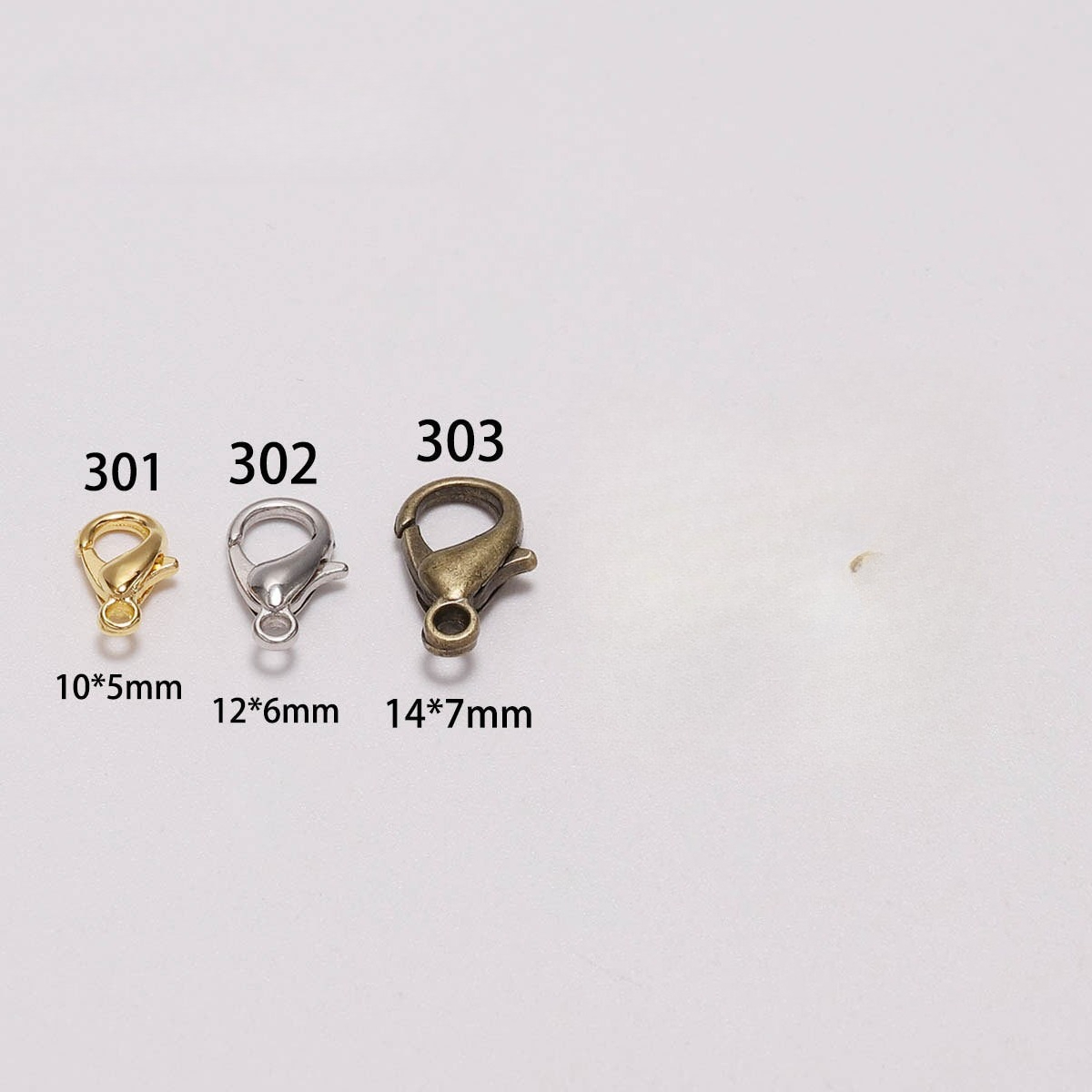 100pcs 9 12 14mm Zinc Alloy Lo - Jewelry Making Necklaces 评论和价格