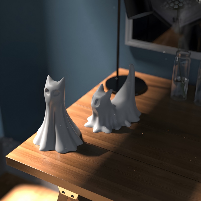 Ghost Cat Halloween Desktop Or - Jewelry Making Uv Resin Kit 评论和价格