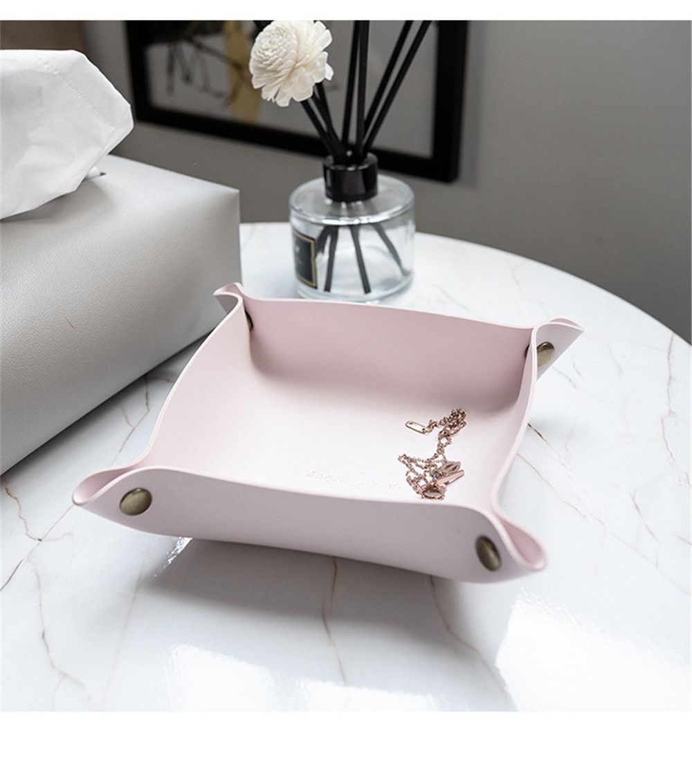 Desktop Storage Tray Leather K - Jewelry Making Desk 评论和价格