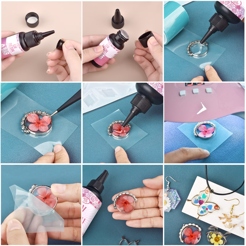 UV Resin Glue Transparent Epox - Jewelry Making Uv Resin Kit 评论和价格