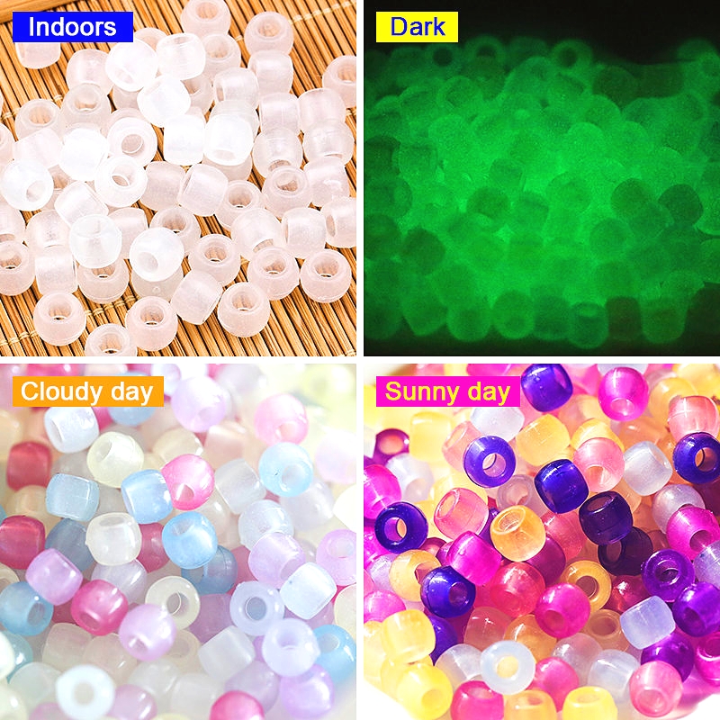 6*8mm UV Changing Reactive Acr - Jewelry Making 4 Year Old 评论和价格