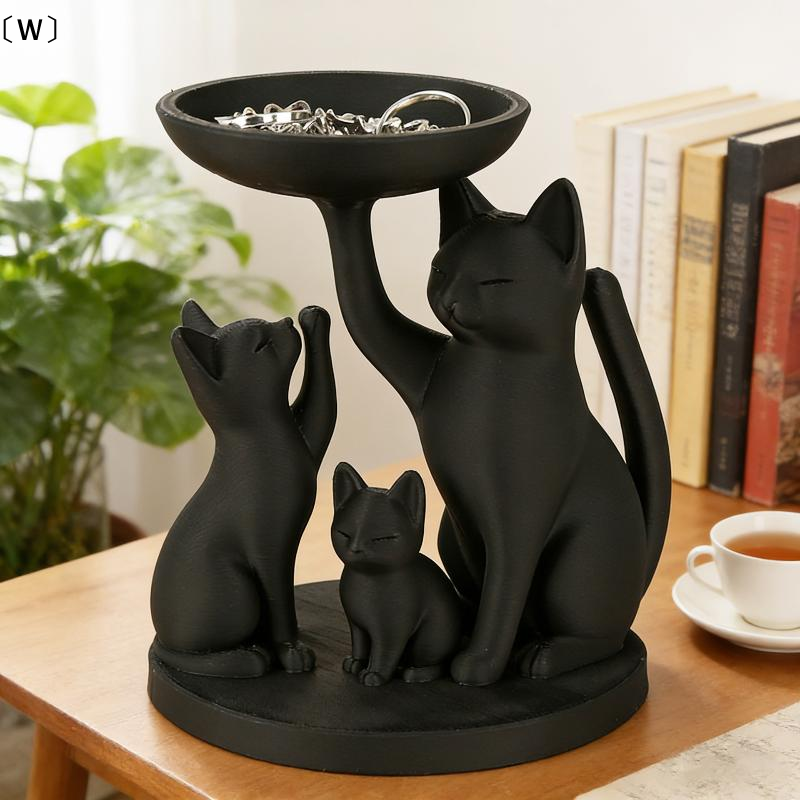 〔W〕Black Cat Jewelry Tray, Des - Jewelry Making Desk 评论和价格