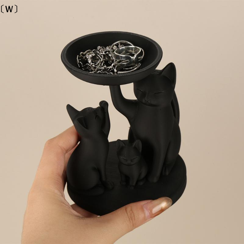 〔W〕Black Cat Jewelry Tray, Des - Jewelry Making Desk 评论和价格