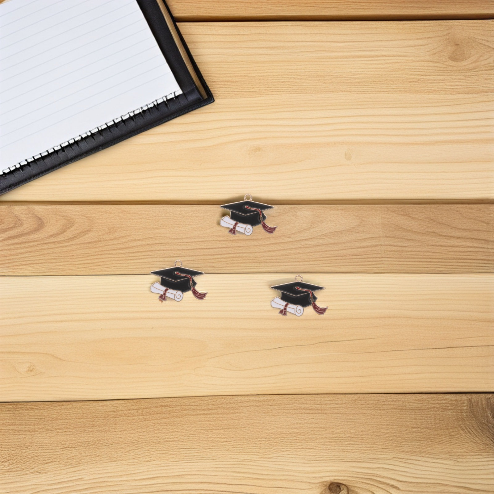 50Pcs Graduation Cap Pendants  - Jewelry Making Diploma 评论和价格