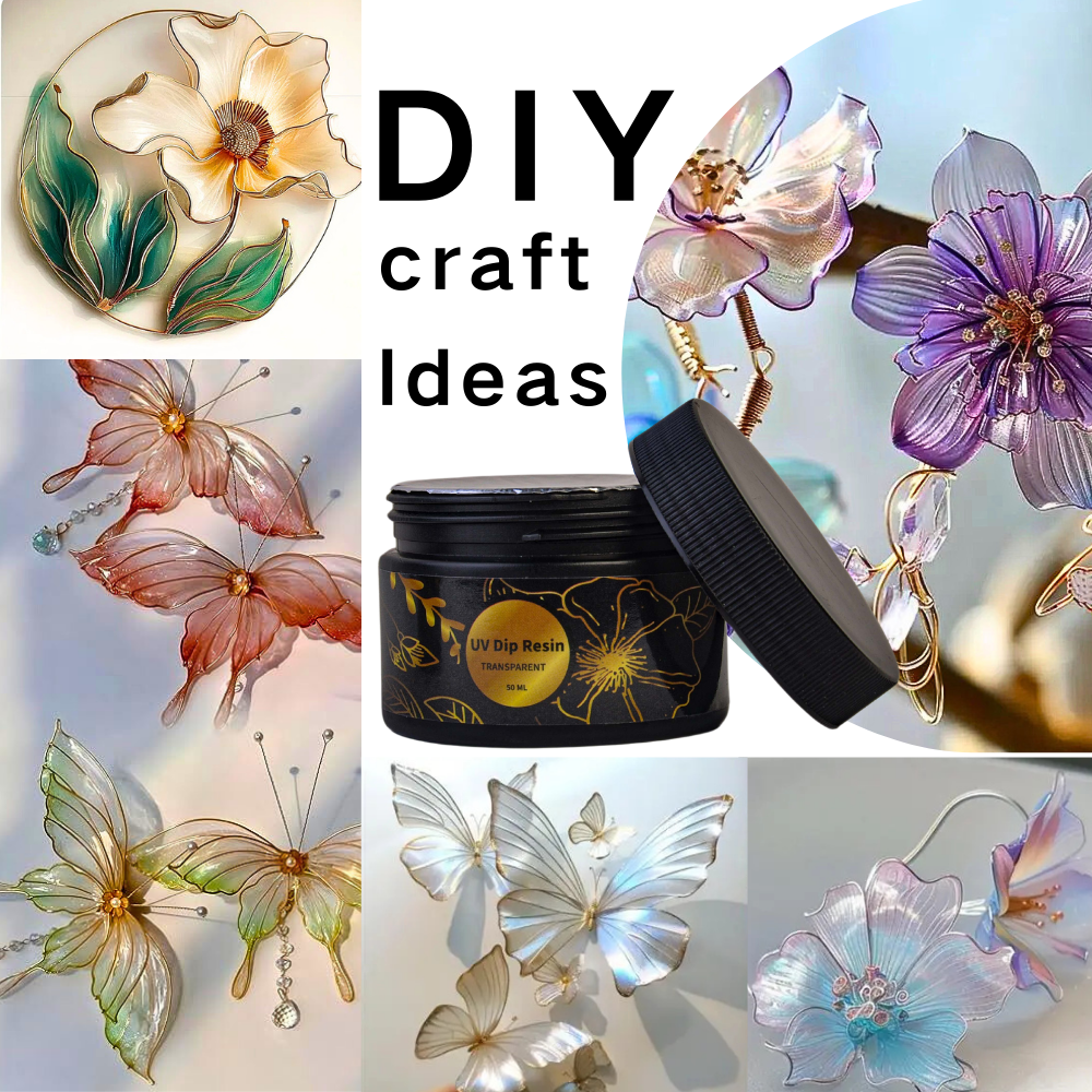 UV DIP Resin Glue Set 50/100ml - Jewelry Making Uv Resin Kit 评论和价格