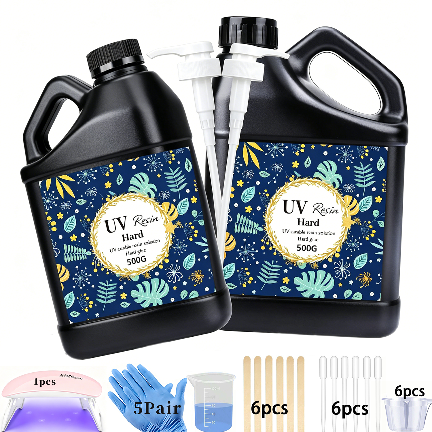 Crystal Clear&Low Odor,UV Ligh - Jewelry Making Uv Resin Kit 评论和价格