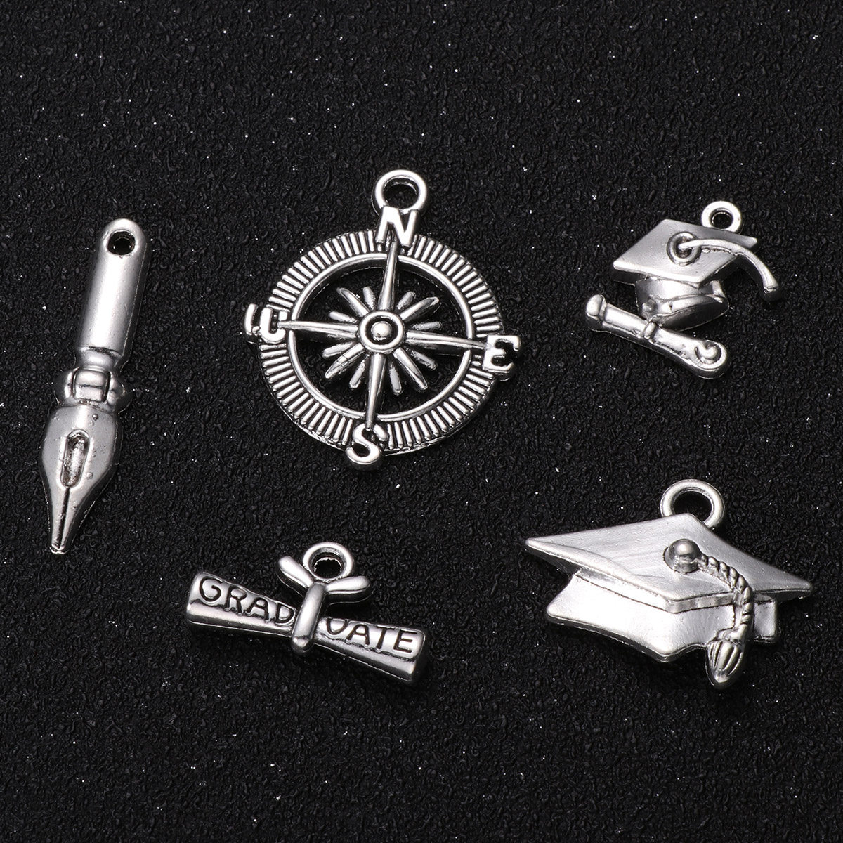 100 Pcs Diploma Shaped Compass - Jewelry Making Diploma 评论和价格