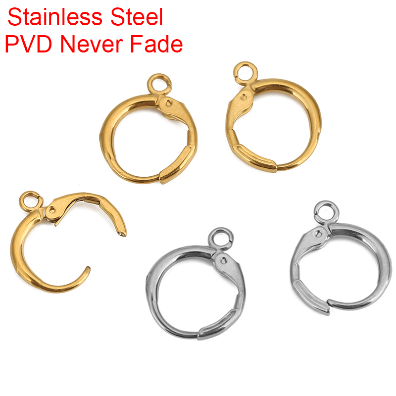 10pcs PVD Never Fade Stainless - Jewelry Making Accessories 评论和价格