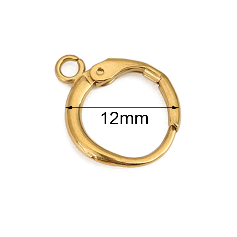 10pcs PVD Never Fade Stainless - Jewelry Making Accessories 评论和价格