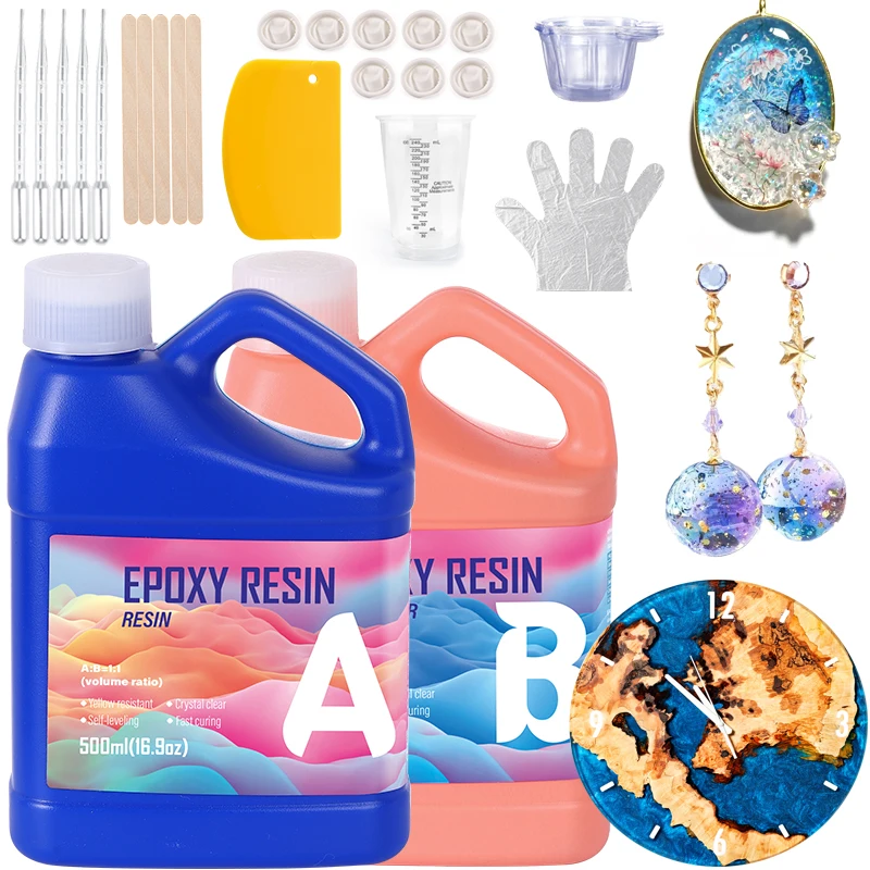 Easy Mixing Epoxy Resin Kit Cr - Jewelry Making Uv Resin Kit 评论和价格