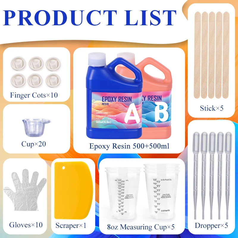 Easy Mixing Epoxy Resin Kit Cr - Jewelry Making Uv Resin Kit 评论和价格