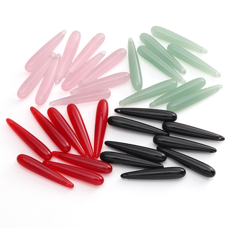 5pcs Beads Resin Teardrop Shap - Jewelry Making Rivets 评论和价格