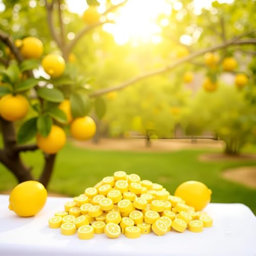 200Pcs Yellow Lemon Polymer Cl - Jewelry Making Necklaces 评论和价格