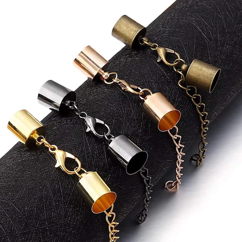 10Sets Leather Cord End Caps W - Jewelry Making Necklaces 评论和价格