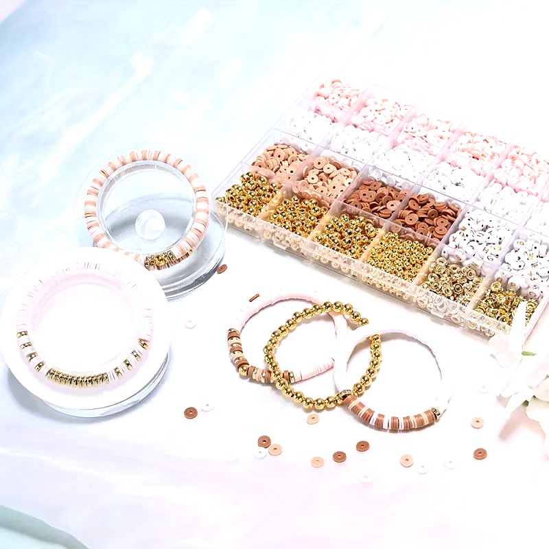 Style DIY Clay Beads Bracelet  - Jewelry Making For Teens 评论和价格