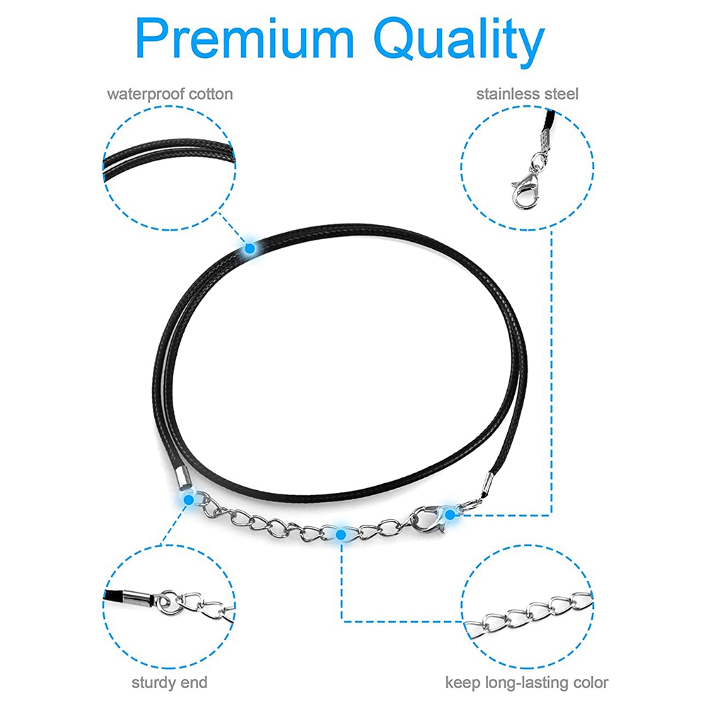 ABQR 24PCS Cord Necklace, 20 i - Jewelry Making Necklaces 评论和价格