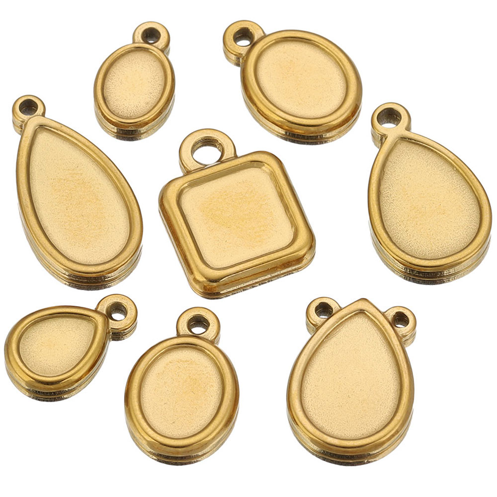 5pcs Stainless Steel Square Dr - Jewelry Making Tray 评论和价格