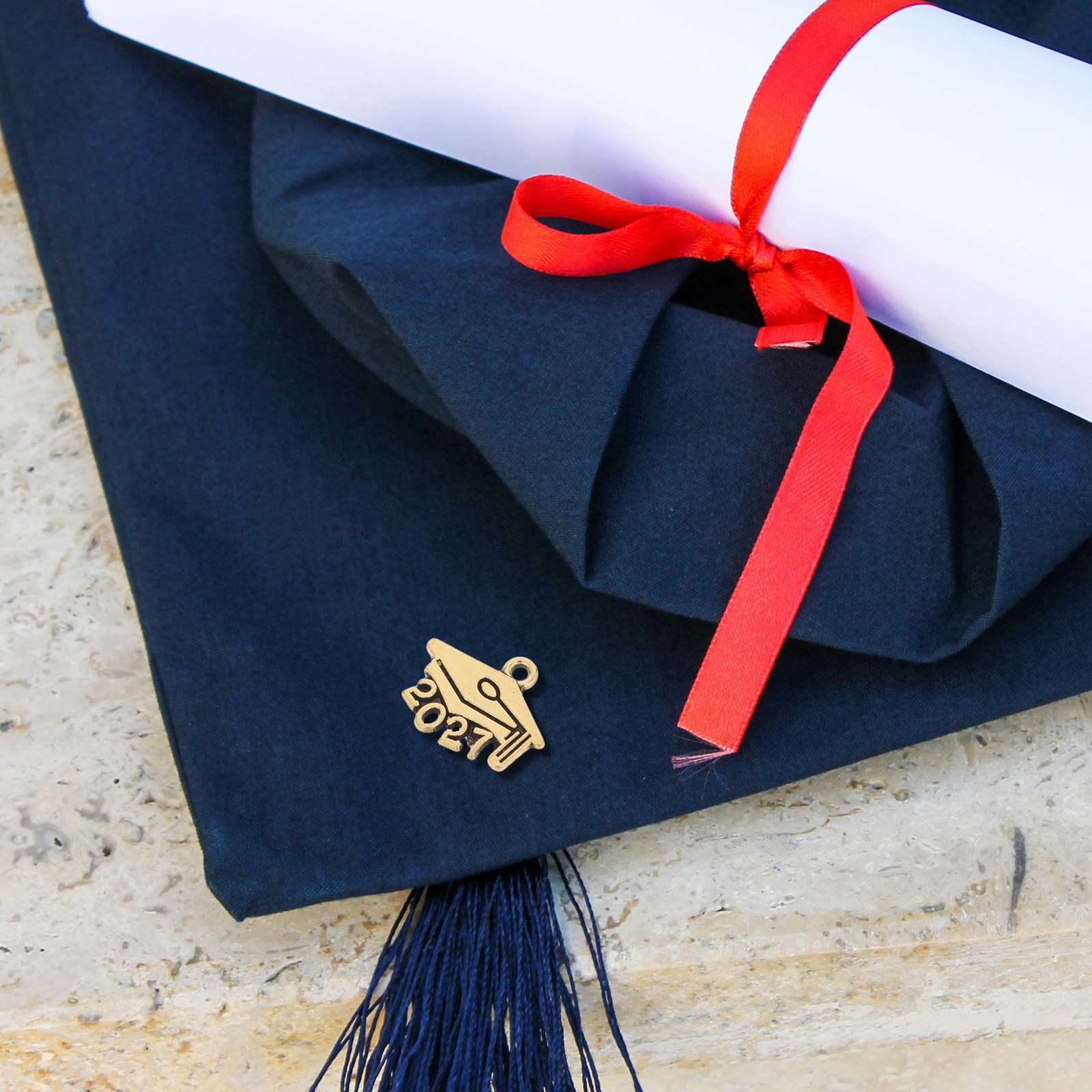 100Pcs Graduation Cap Charms M - Jewelry Making Classes 评论和价格
