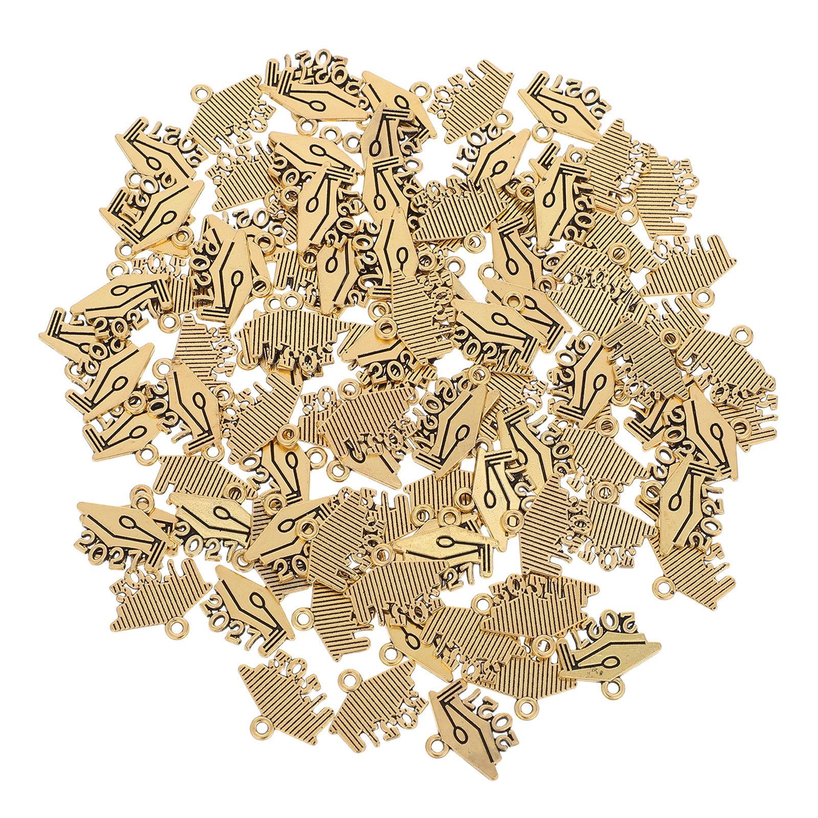 100Pcs Graduation Cap Charms M - Jewelry Making Classes 评论和价格