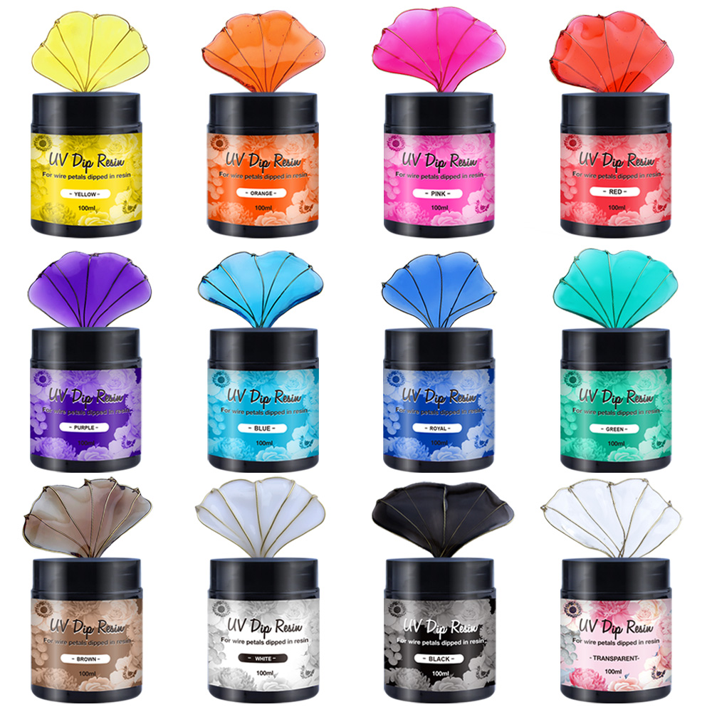 12 Colors UV Dipping Resin (Sp - Jewelry Making Uv Resin Kit 评论和价格
