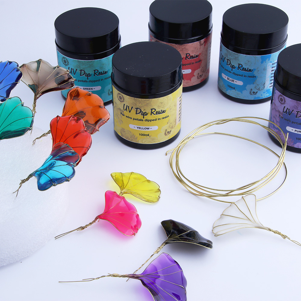 12 Colors UV Dipping Resin (Sp - Jewelry Making Uv Resin Kit 评论和价格