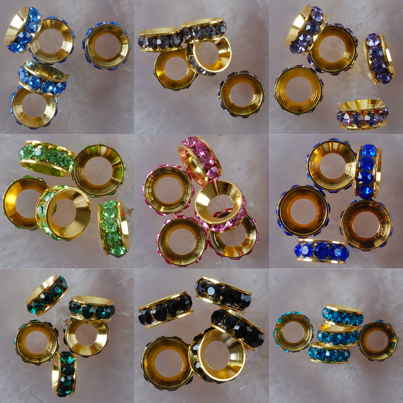 5Pcs 4x10mm Multicolor Crystal - Jewelry Making Classes 评论和价格