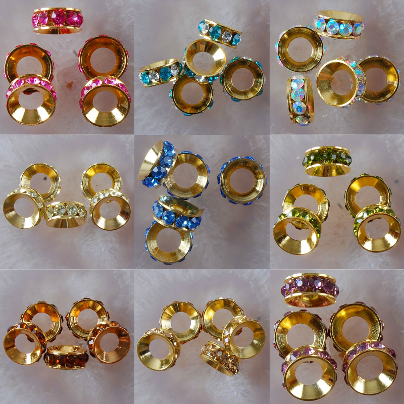 5Pcs 4x10mm Multicolor Crystal - Jewelry Making Classes 评论和价格