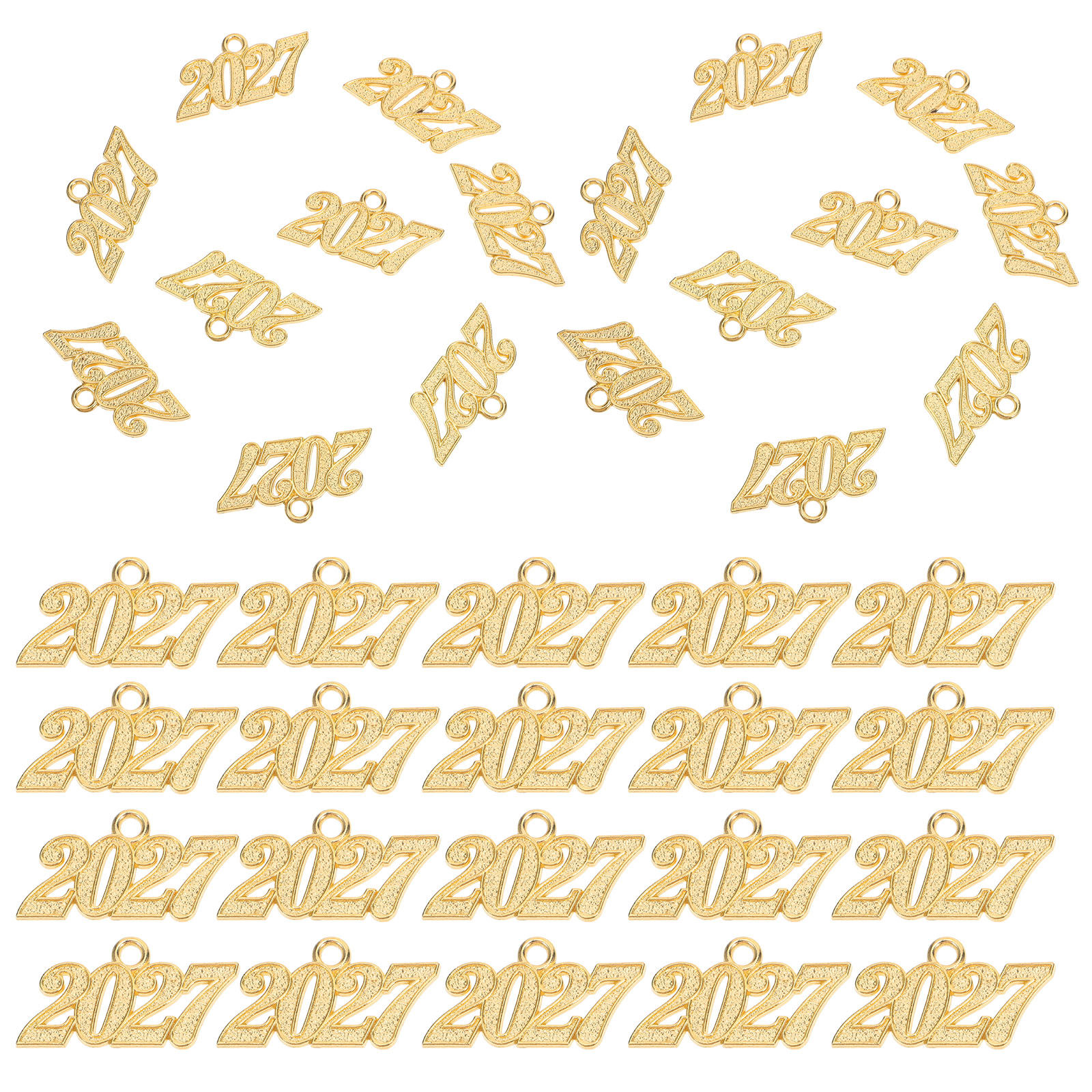 50Pcs 2027 Year Graduation Cha - Jewelry Making Classes 评论和价格