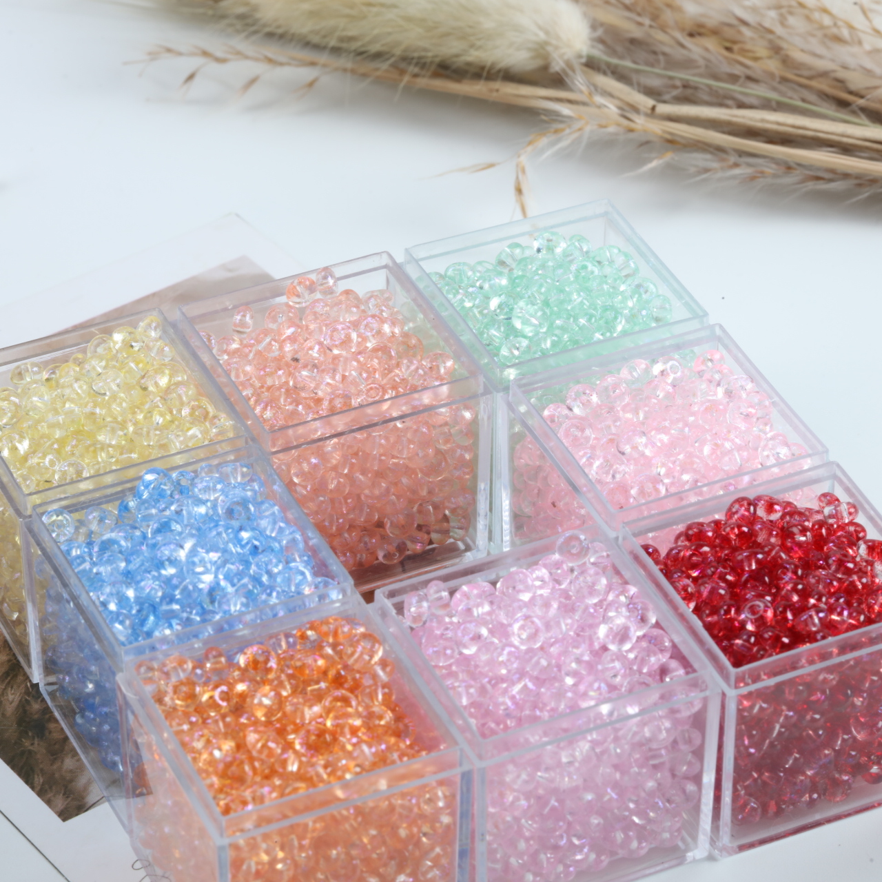 2x4mm AB Glitter Abacus Class  - Jewelry Making Classes 评论和价格