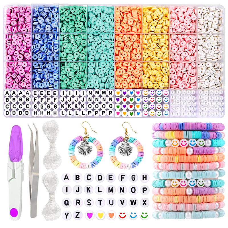 Clay Beads Bracelet Making Kit - Jewelry Making For Teens 评论和价格