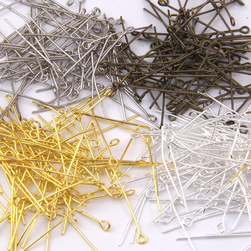 200pcs Gold Silver Color Eye H - Jewelry Making Rivets 评论和价格