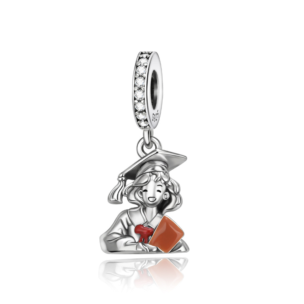 Silver-Plated Graduation Girl  - Jewelry Making Diploma 评论和价格
