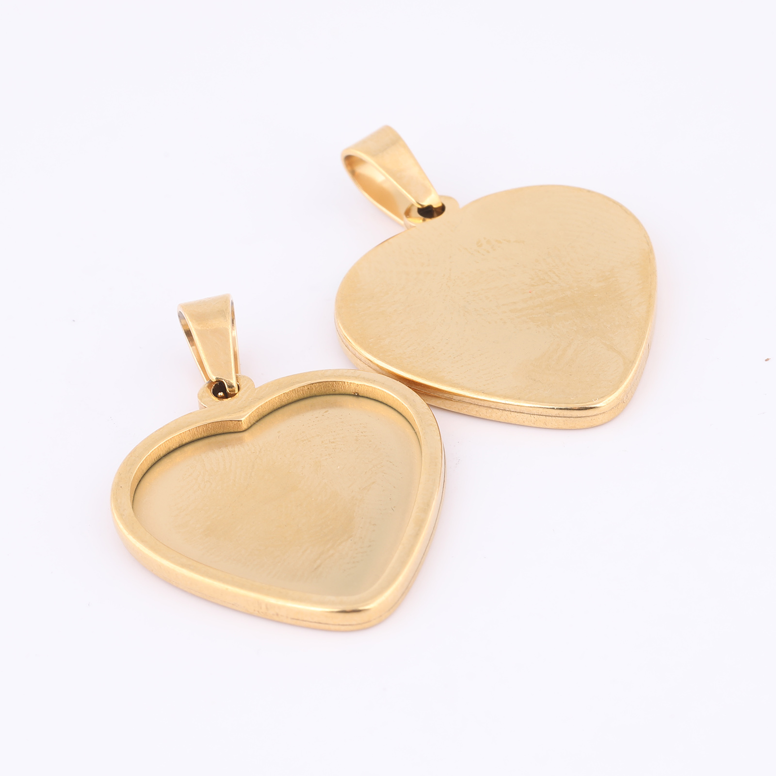 5pcs 20mm Heart Cabochon Trays - Jewelry Making Tray 评论和价格