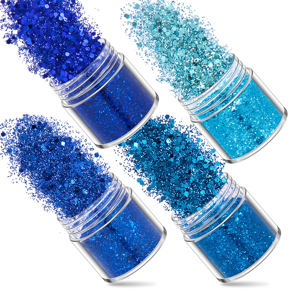 SNASAN 4Pcs Color Superfine Gl - Jewelry Making Uv Resin Kit 评论和价格